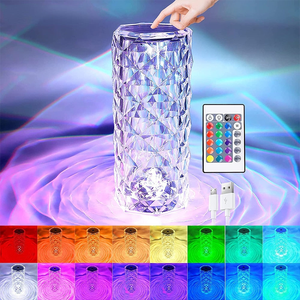 Crystal Table Lamp