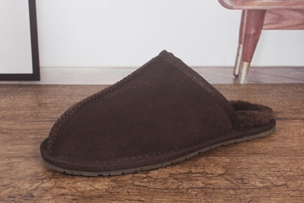 Wool Slippers Women Winter