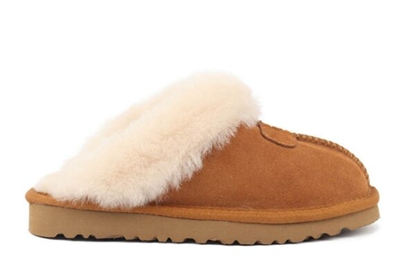 Wool Slippers Women Winter