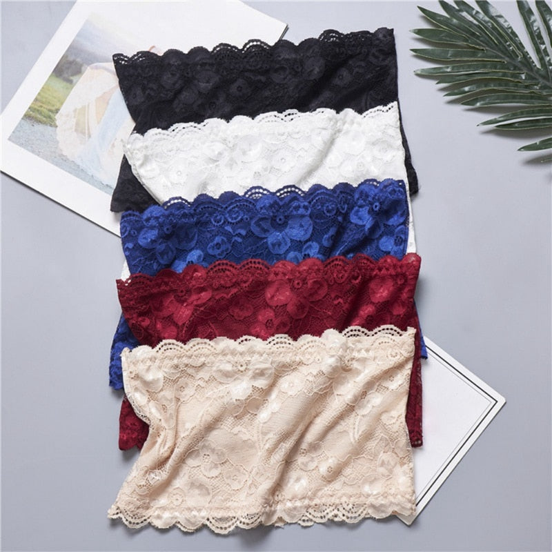 Sexy Strapless Wrap Lace Bralette