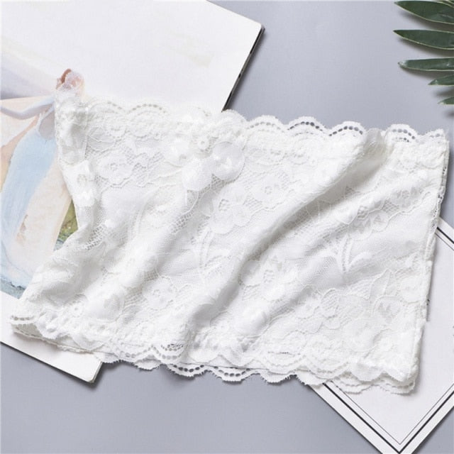 Sexy Strapless Wrap Lace Bralette